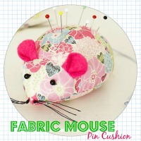 Fabric Mouse Pin Cushion - DIY