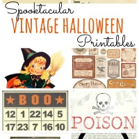 Spooktacular Vintage Halloween Printables